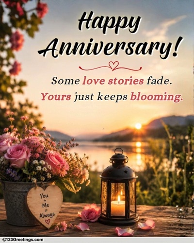 Happy Anniversary To A Special Duo