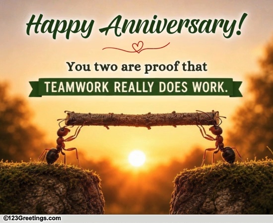 Anniversary Card For The Ultimate Duo