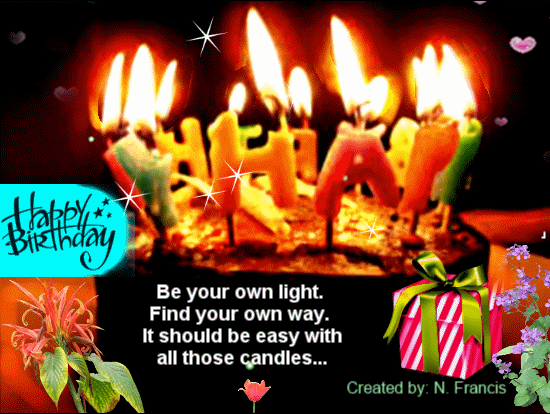 Be Your Own Light On Your Day!