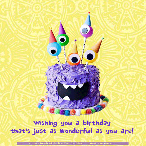 Monster Birthday Cake.
