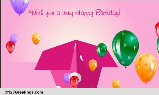 Birthday Cakes & Balloons Cards, Free Birthday Cakes & Balloons Wishes | 123  Greetings