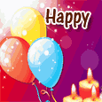 Animated Happy Birthday Ecard.