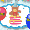 Happy Birthday With Balloons.