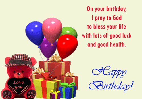 Blessings Of God On You! Free Birthday Blessings eCards, Greeting Cards ...