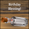 B'day Message In A Bottle!