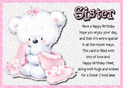 To A Dear Sister...