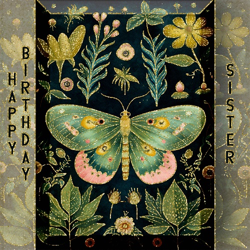 Happy Birthday To Sister Pretty Moth.