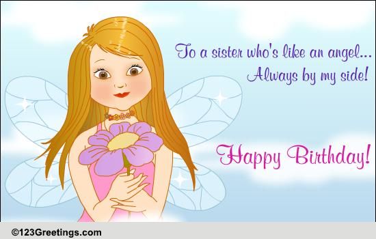 A Fun B'day Wish For Sis! Free For Brother & Sister eCards | 123 Greetings