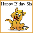 Wish Your Sis On Her B'day!