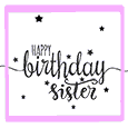 Great Birthday Wishes Sister.
