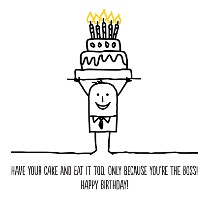 Happy Birthday Boss Card Free Printable