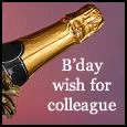 B'day Wish For Your Colleague...
