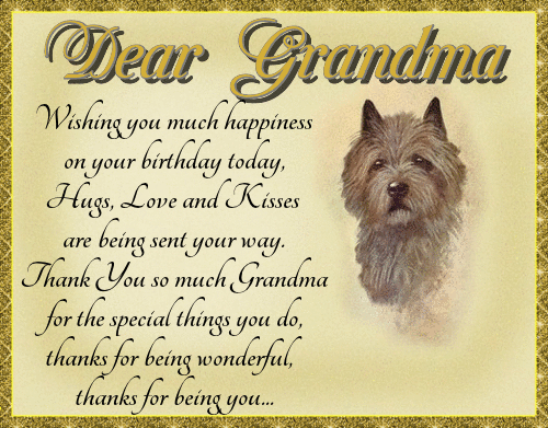 Birthday Wishes For Grandma.