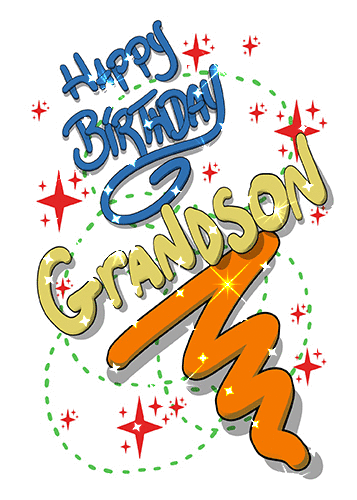Grandson Birthday Graffiti Look
