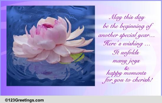 Verbazingwekkend Happiness Unfolds! Free Flowers eCards, Greeting Cards | 123 Greetings VD-48