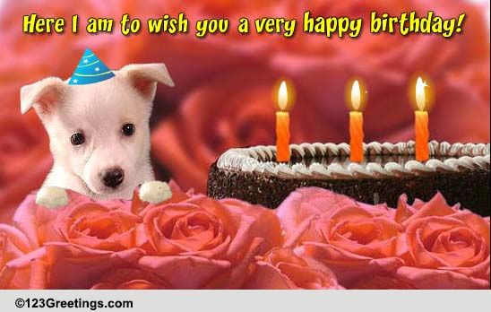 Wishing You A Happy Birthday! Free Flowers eCards, Greeting Cards | 123 ...