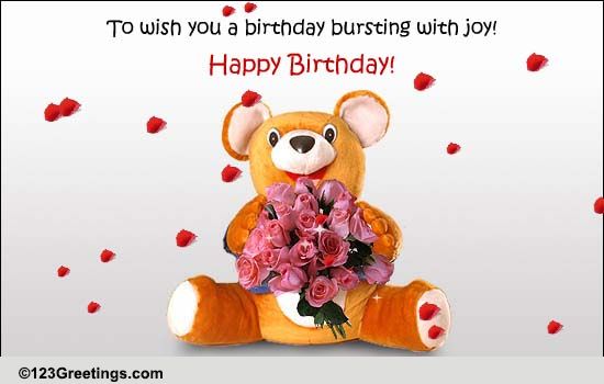 Special Flowers To Wish Happy B'day! Free Flowers eCards, Greeting ...