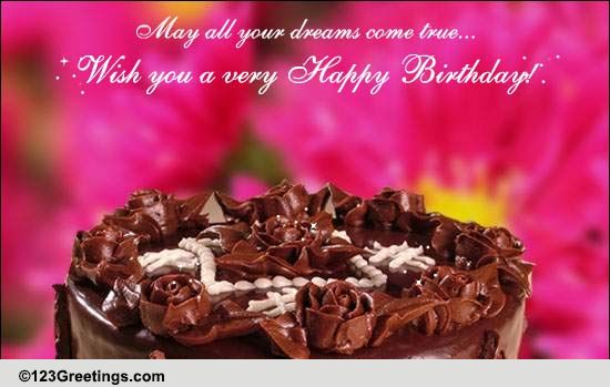 Wishing You A Very Happy Birthday... Free Flowers eCards, Greeting ...