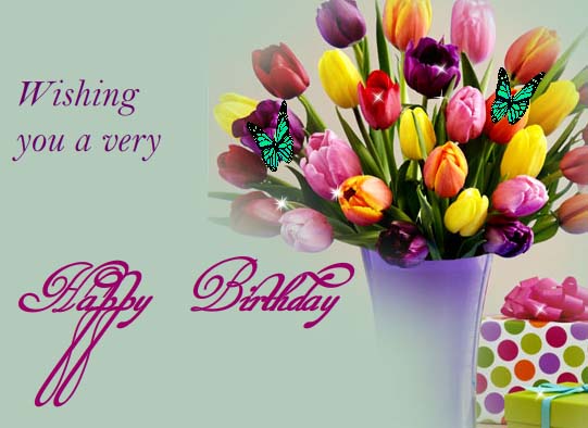 Sending Beautiful Flowers On Birthday. Free Flowers eCards | 123 Greetings