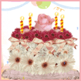 A Special Birthday Flower Cake!