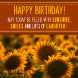 Birthday Sunflowers!