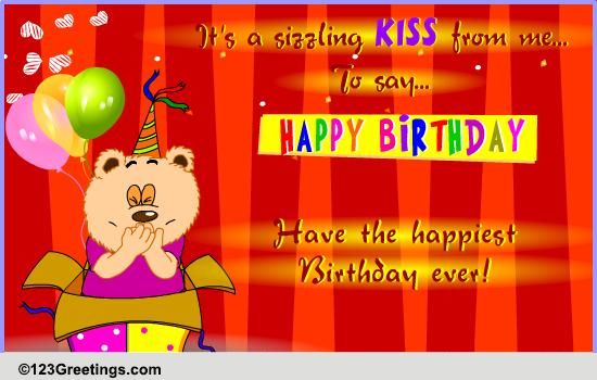 Birthday Hugs And Kisses For Her!