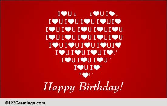A Special Birthday Card For Her!