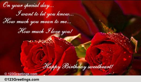 Love Filled Birthday Wishes For Her.