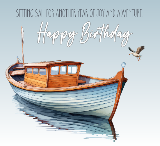 Birthday - Set Sail For Another Year.