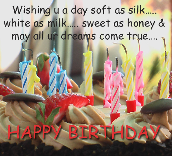 A Birthday So Silky & Sweet...