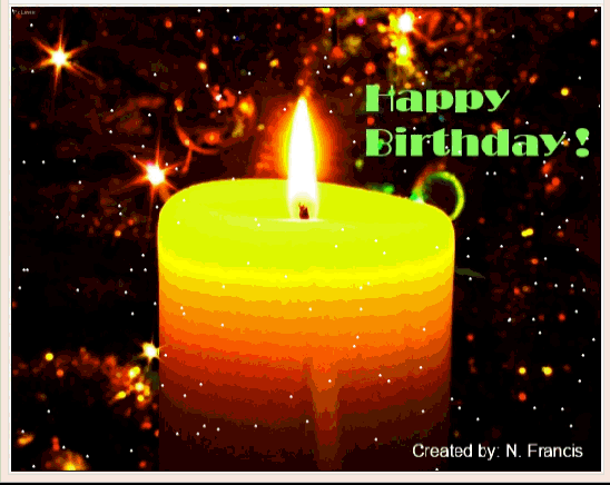 Candle Light Wishes On Your B’day!