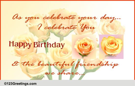 happy birthday friend ecard