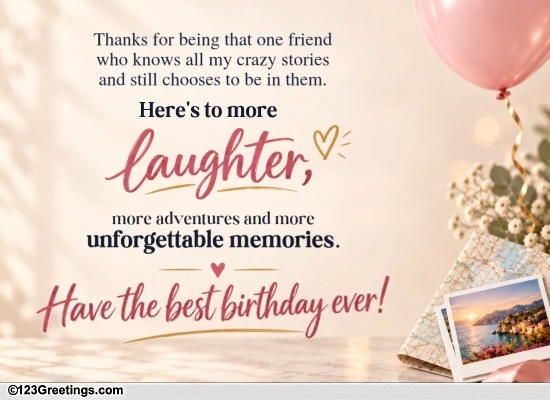 Happy Birthday Wish For A Dear Friend