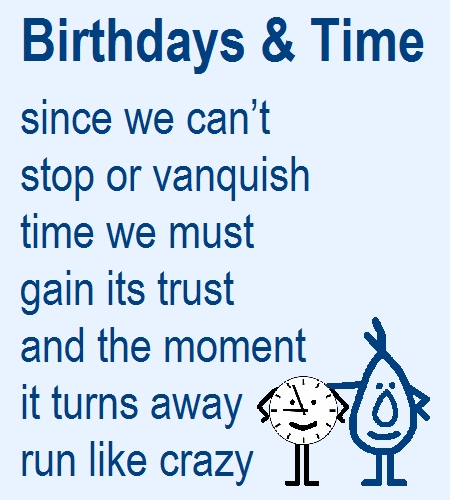 Birthdays & Time - A Birthday Poem.