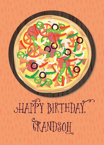 Grandson Pizza Birthday.