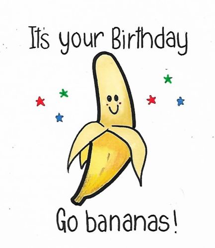 Bananas On Your Birthday. Free Funny Birthday Wishes eCards | 123 Greetings