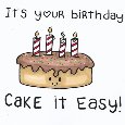 Cake It Easy On Your Birthday!