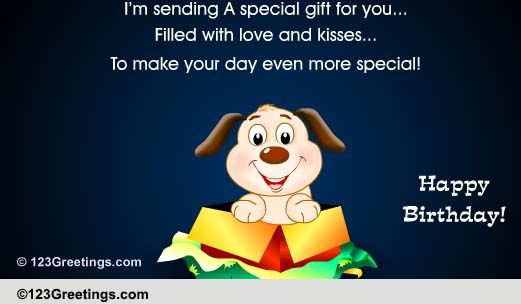 A Special Kissing Gift! Free Birthday Gifts eCards, Greeting Cards ...