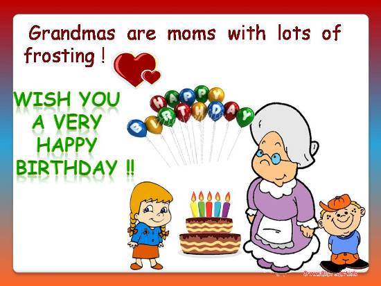 Loving Birthday Wish For Grandmom!