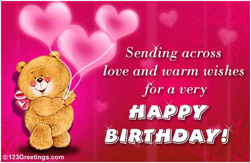 Love And Warm B'day Wishes!