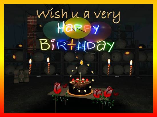 A sparkling Birthday Wish For Dear Ones.