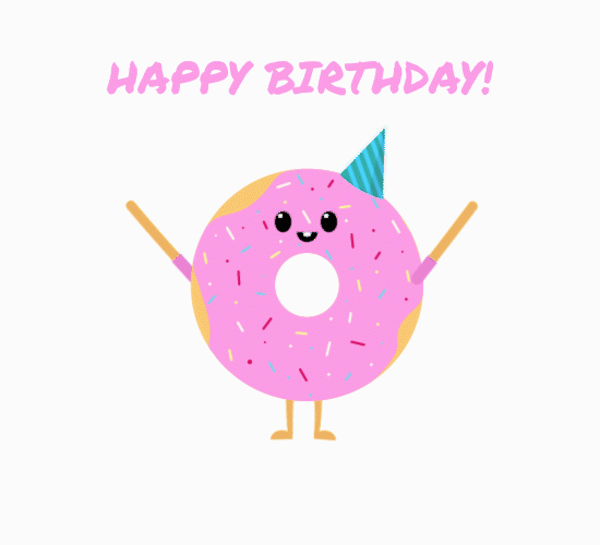 Happy Birthday Party Donut.