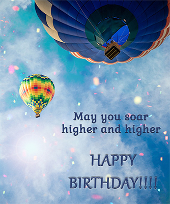 Birthday Wishes All The Way!