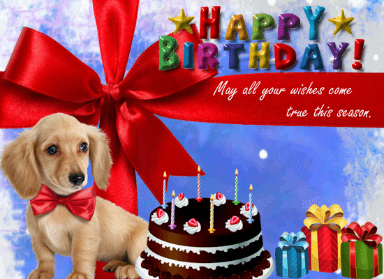 A Cute Birthday Ecard Wish For You