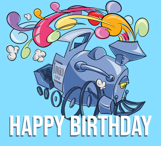 Train Birthday. Free Happy Birthday eCards, Greeting Cards | 123 Greetings