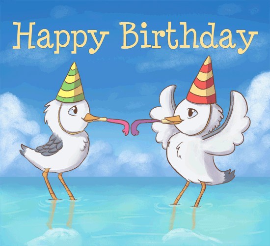 Birthday Birds Party. Free Happy Birthday eCards, Greeting Cards ...