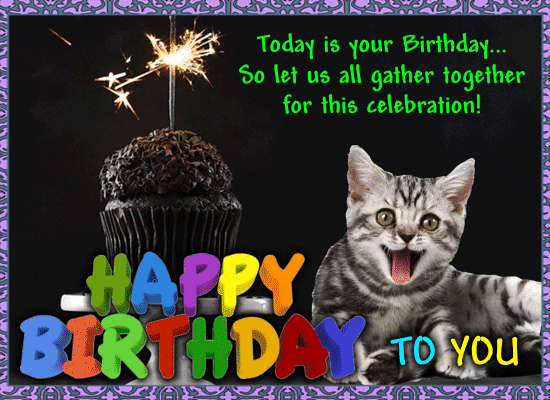 A Birthday Celebration Card For You. Free Happy Birthday eCards | 123 ...