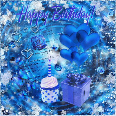 Blue Happy Birthday...