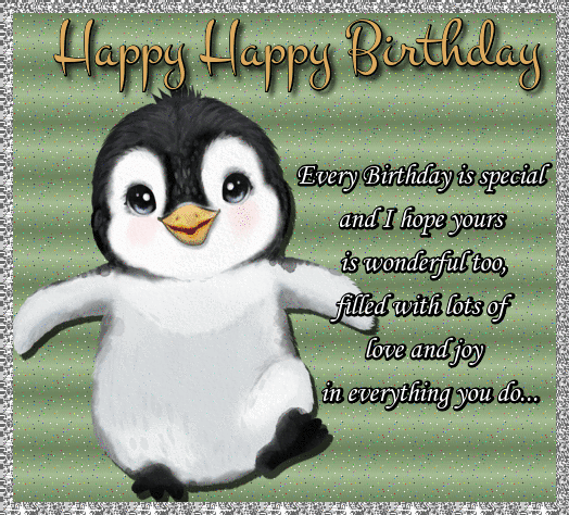 Cute Penguin Wishes.