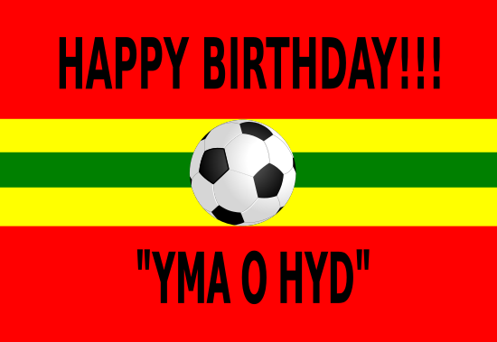 Welsh Happy Birthday.